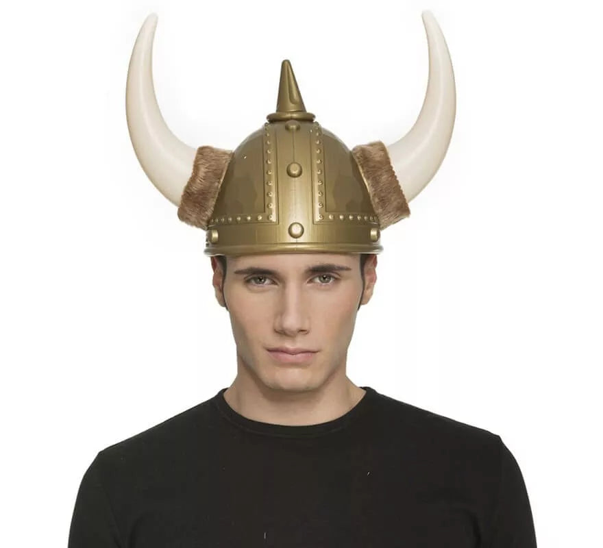 Translation missing: fr.Casco de Vikingo con cuernos de Plástico