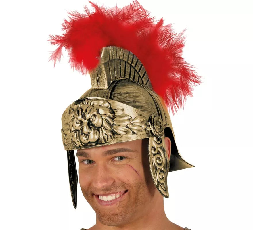 Translation missing: es.Casco Romano dorado adultos