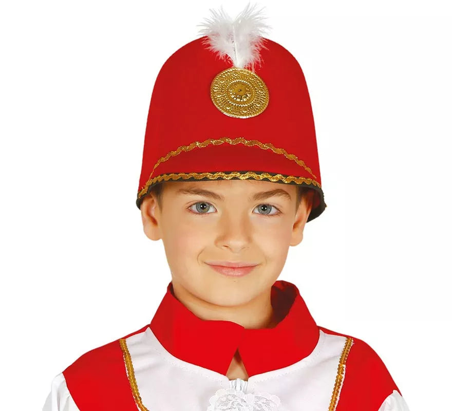 Translation missing: fr.Casquete de Majorette rojo infantil