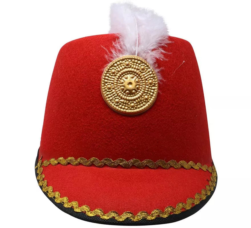 Casquete de Majorette rojo infantil