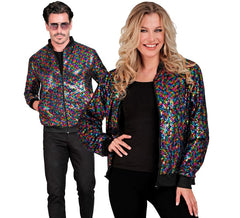 Blouson aviateur de fête Mode multicolore pour adultes