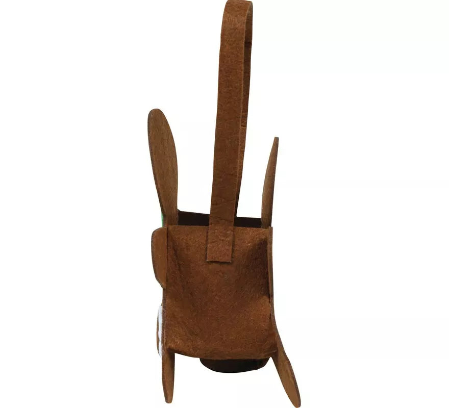 Translation missing: fr.Cesta de Muñeco de Jengibre de Fieltro de 17,5x16,5 cm