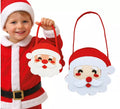 Cesta de Papá Noel de Fieltro de 15x14 cm