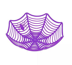 Panier en toile d'araignée d'Halloween de différentes couleurs