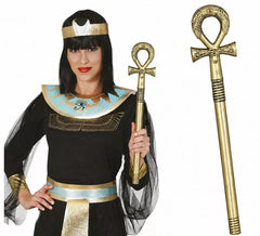 Sceptre égyptien avec croix amovible 50 cm