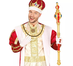 Sceptre royal, or et rouge, 80 cm