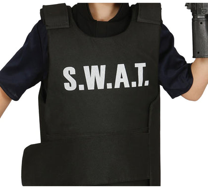 Chaleco antibalas de Policía SWAT infantil