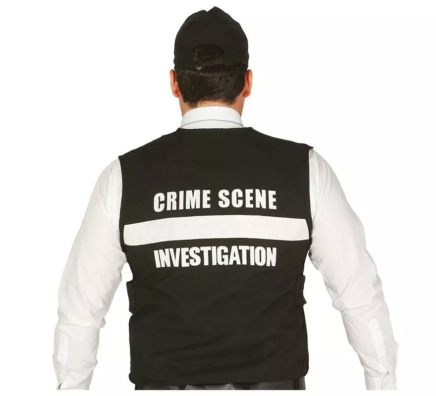 Translation missing: fr.Chaleco antibalas y gorra del F.B.I. para adulto