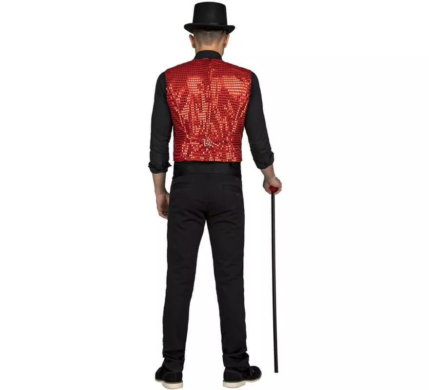 Translation missing: fr.Chaleco con Pajarita Rojo para hombre