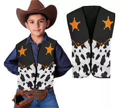 Gilet de shérif cowboy pour enfants