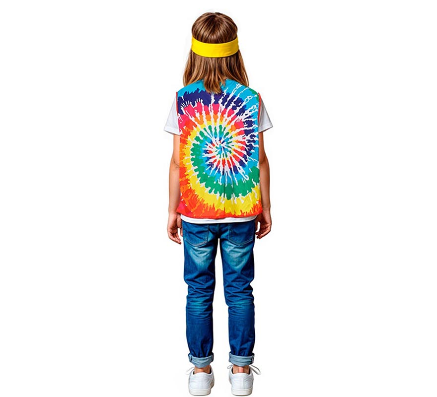 Translation missing: fr.Chaleco de Hippie círculos multicolor infantil