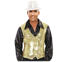 Gilet avec paillettes plusieurs couleurs