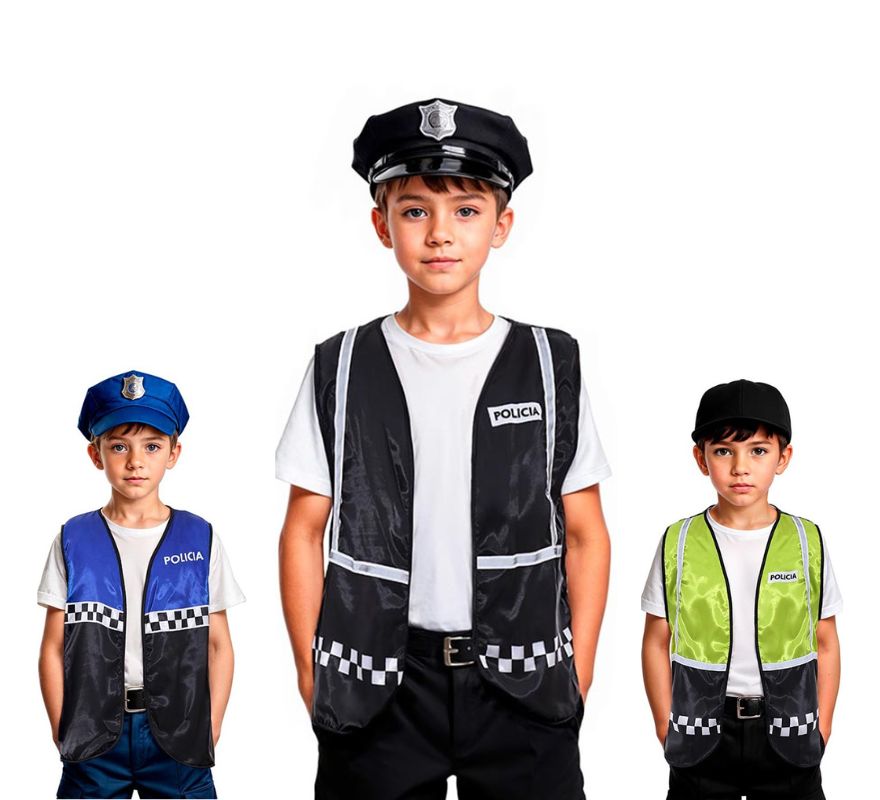 Translation missing: fr.Chaleco de Policía a cuadros infantil en varios colores