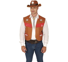 Gilet de Cowboy pour adultes en 2 coloris disponibles
