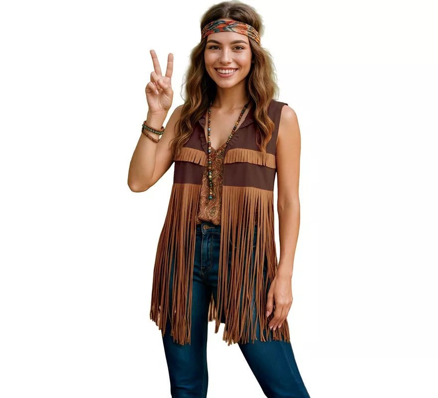 Translation missing: fr.Chaleco Hippie con Flecos para mujer