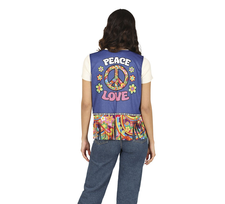 Translation missing: fr.Chaleco Hippie Peace &amp; Love adulto