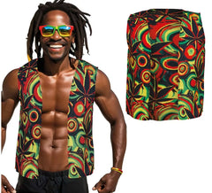 Gilet jamaïcain pour hommes