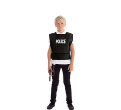 Gilet de police noir pour garçon