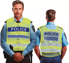 Gilet jaune de la police de la circulation
