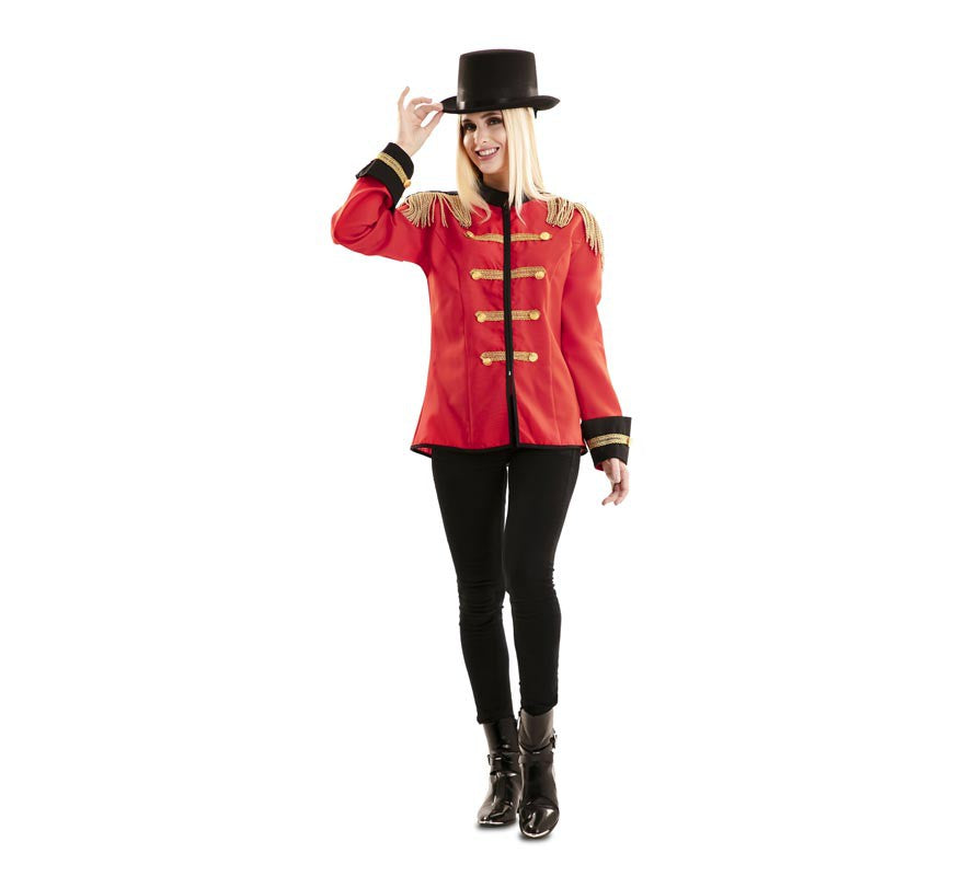 Translation missing: fr.Chaqueta de Domador Roja y Dorado para mujer