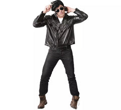 Veste de motocycliste ou de Rockeur noire pour homme