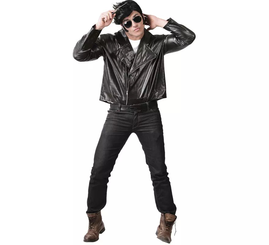 Translation missing: fr.Chaqueta de Motorista o de Rockero negra para hombre