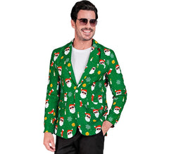Veste verte Santa pour hommes