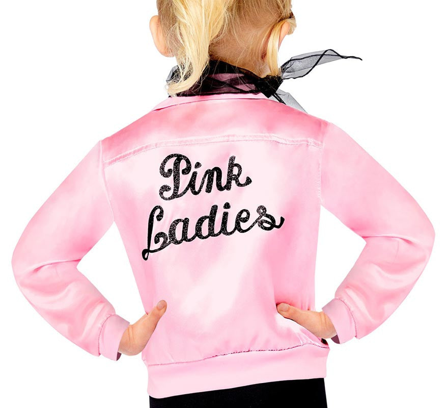 Translation missing: fr.Chaqueta de Pink Ladies de Grease para niña