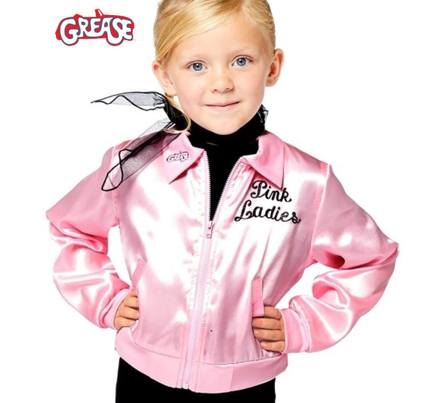 Translation missing: fr.Chaqueta de Pink Ladies de Grease para niña
