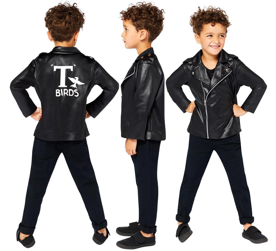Translation missing: fr.Chaqueta de T-Birds de Grease para niño