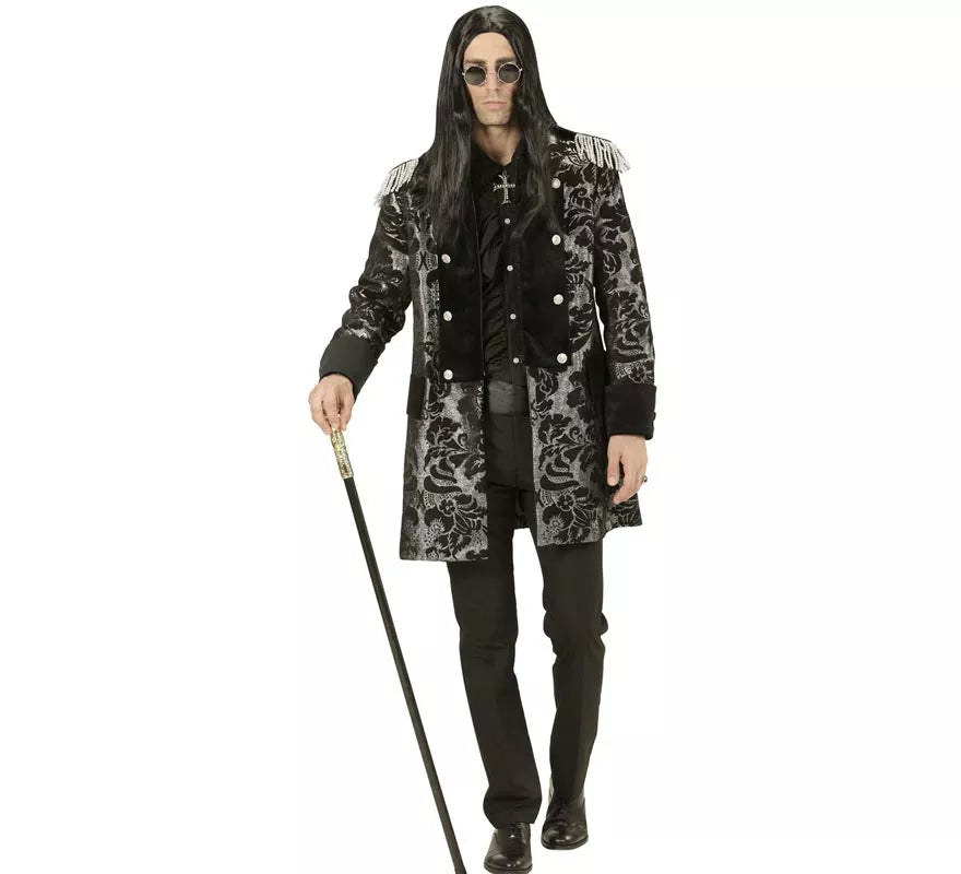 Translation missing: es.Chaqueta Jacquard época plateada para hombre