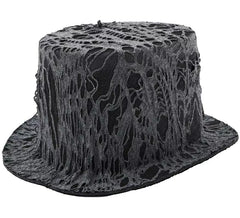 Chapeau haut de forme avec toile d'araignée