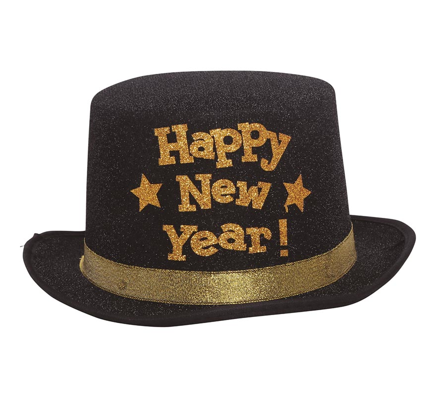 Translation missing: fr.Chistera de Happy New Year Negro
