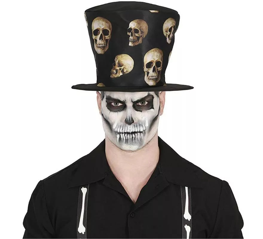 Translation missing: fr.Chistera negra con Calaveras Terroríficas