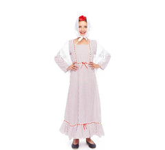 Déguisement Chulapa blanche à pois rouges fille