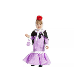 Déguisement de Chulapa Violet pour fille