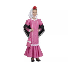 Déguisement de Chulapa Rose pour fille et bébé