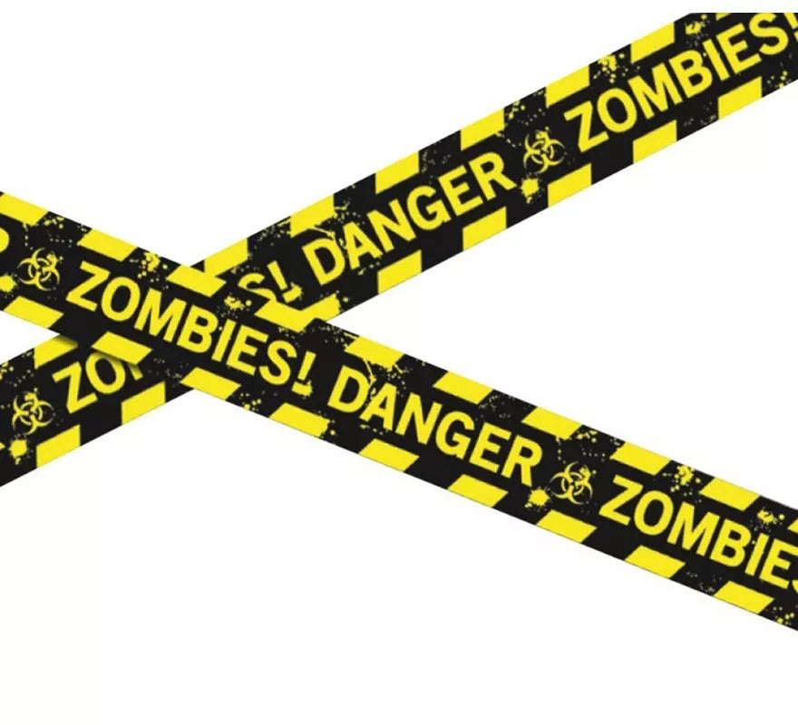 Translation missing: fr.Cinta de policía de peligro Zombie de 600 cm