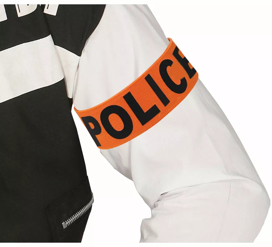 Translation missing: fr.Cinta Naranja de Policía para el Brazo