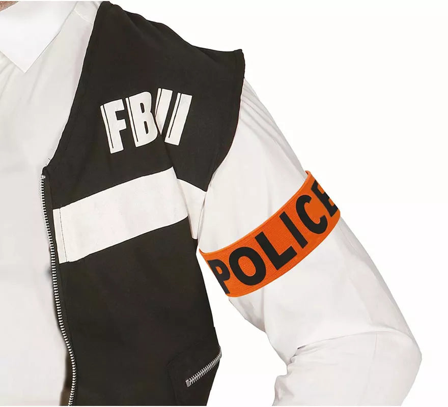 Translation missing: fr.Cinta Naranja de Policía para el Brazo