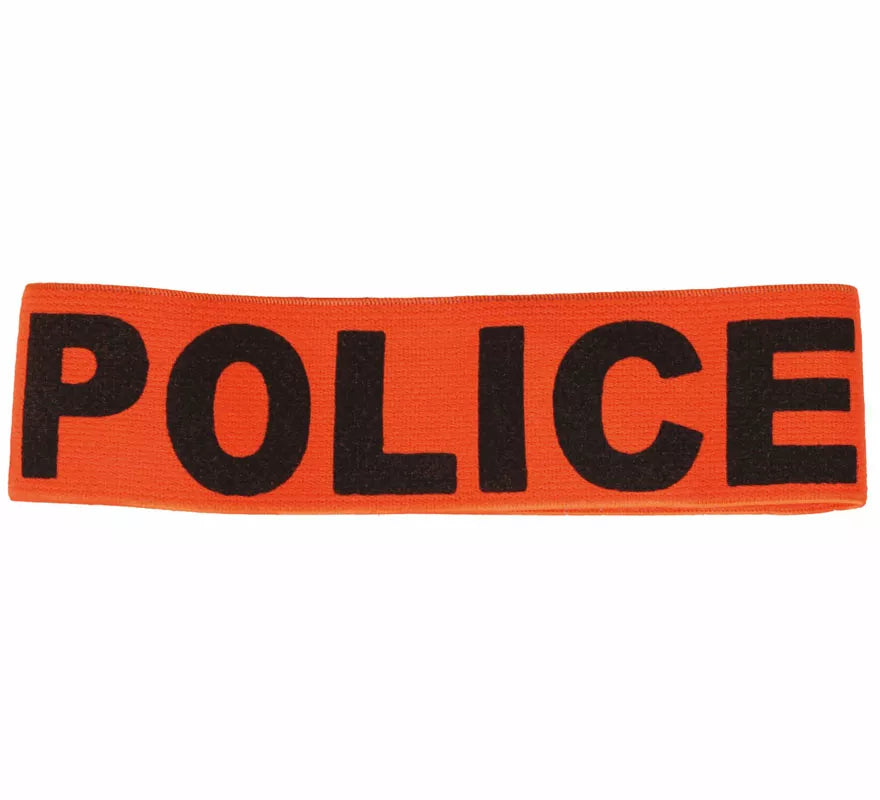Cinta Naranja de Policía para el Brazo