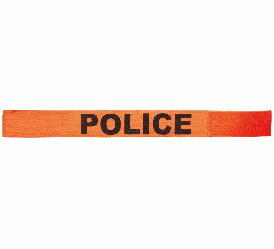 Translation missing: fr.Cinta Naranja de Policía para el Brazo