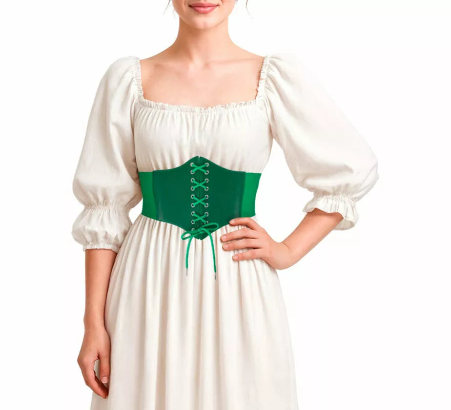 Translation missing: fr.Cinturón de Corset verde para mujer
