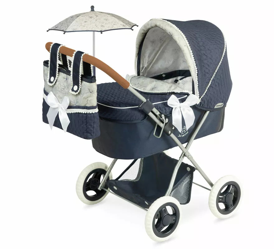 Translation missing: fr.Coche de Muñecas de hasta 48 cm Plegable con Sombrilla y Bolso