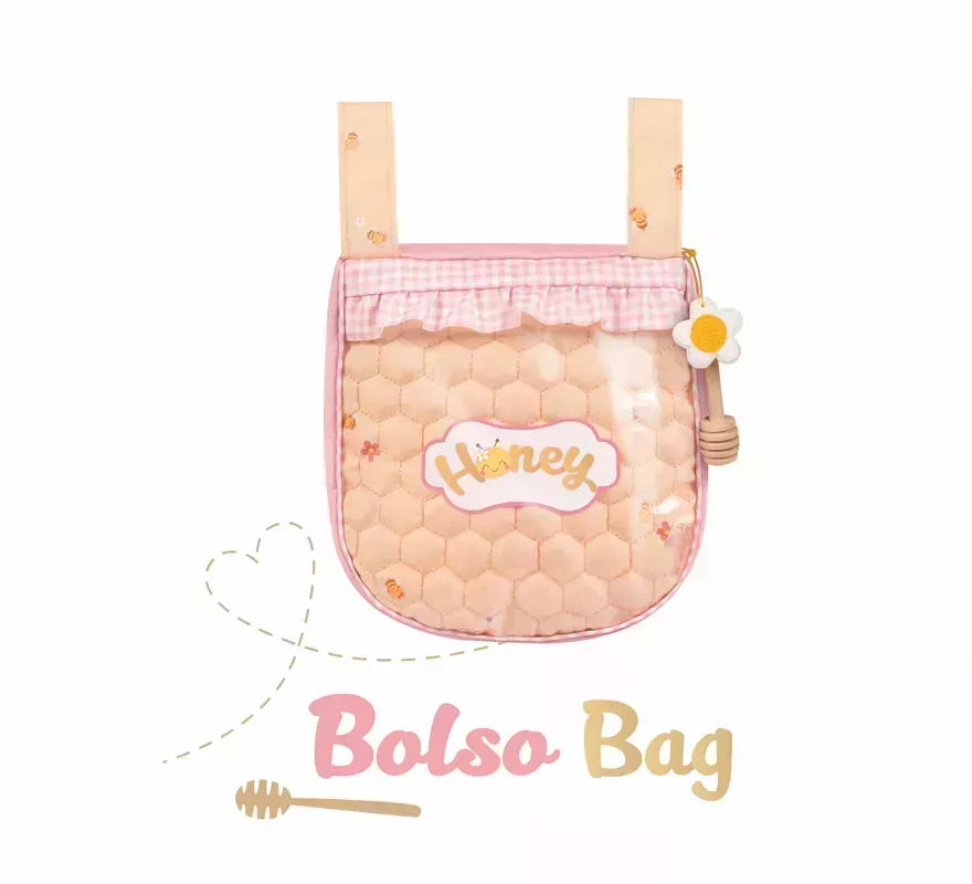 Translation missing: fr.Coche de Muñecas de hasta 48 cm Plegable con Sombrilla y Bolso