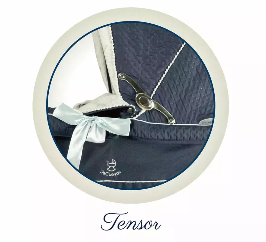 Coche de Reborn de hasta 55 cm Plegable con Sombrilla y Bolso