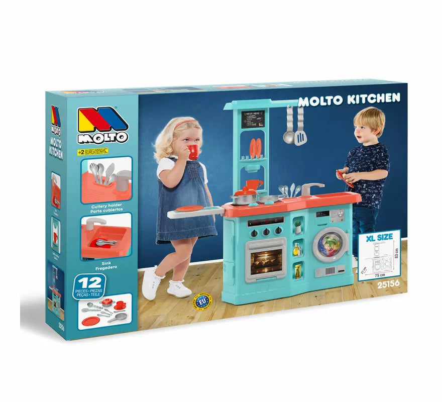 Translation missing: fr.Cocina infantil azul con Planchador