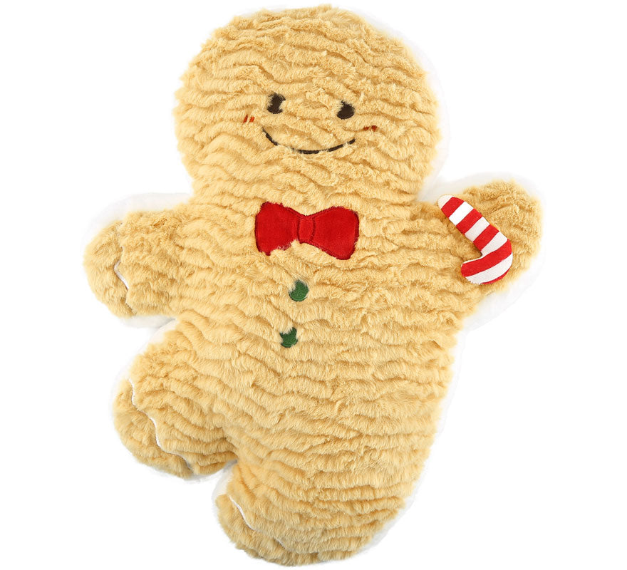 Translation missing: fr.Cojín Peluche Galleta de Jengibre con bastón de 40 cm