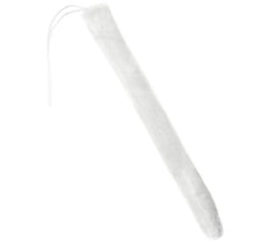 Queue d'animal blanc 43 cm