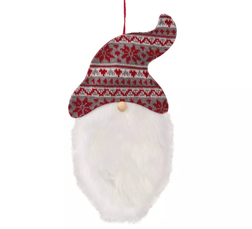 Translation missing: fr.Colgante Cabeza Noel con Gorro de 16 cms